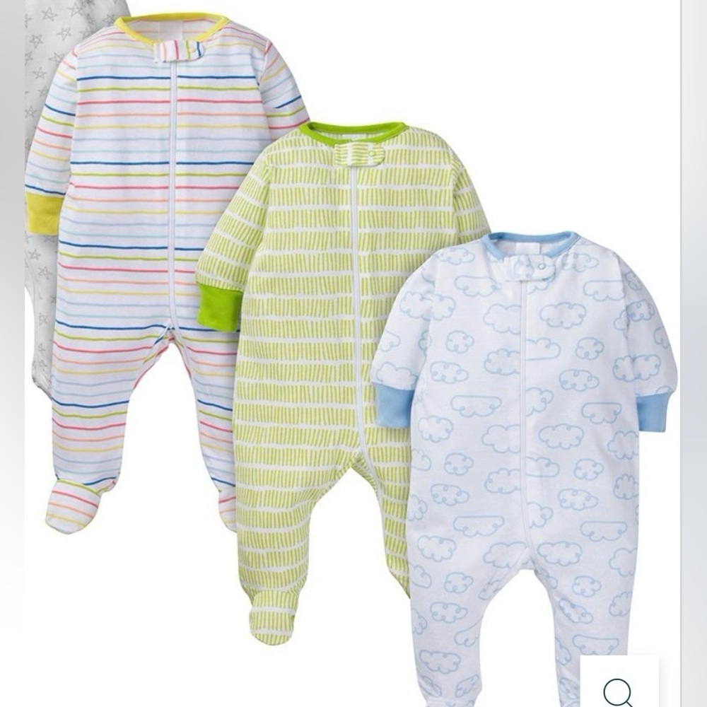Multi color unisex Sleep N’ Plays bundle of 3 - NB